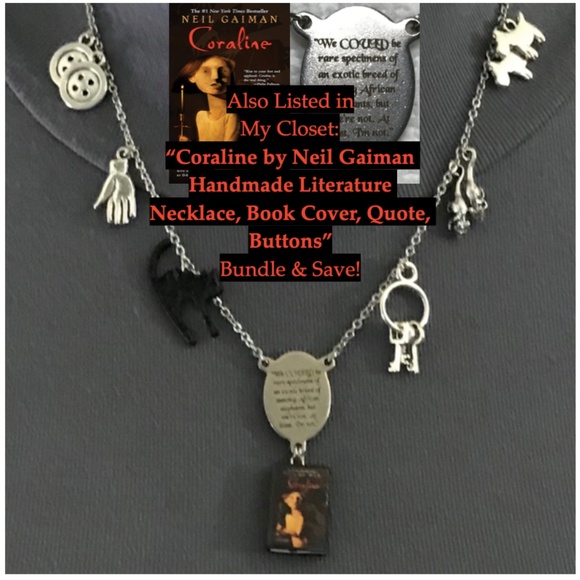 Harry Potter Series J. K. Rowling Handmade Literature Necklace, Book Cover, Wand - Picture 16 of 16